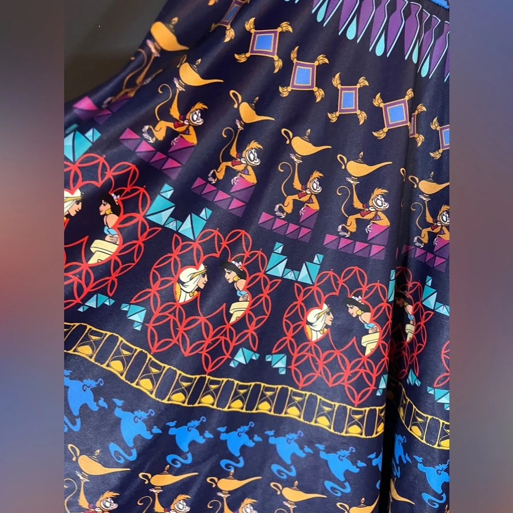 Blackmilk A Whole New World Skater Dress Size Medium - Picture 3 of 5
